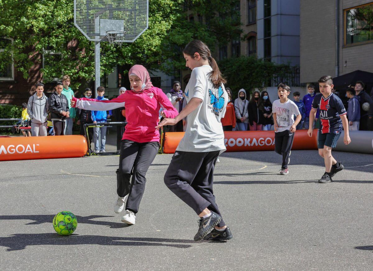 Straßenfußball für Toleranz in Jahrgang 5 – Toller Sport, super Stimmung