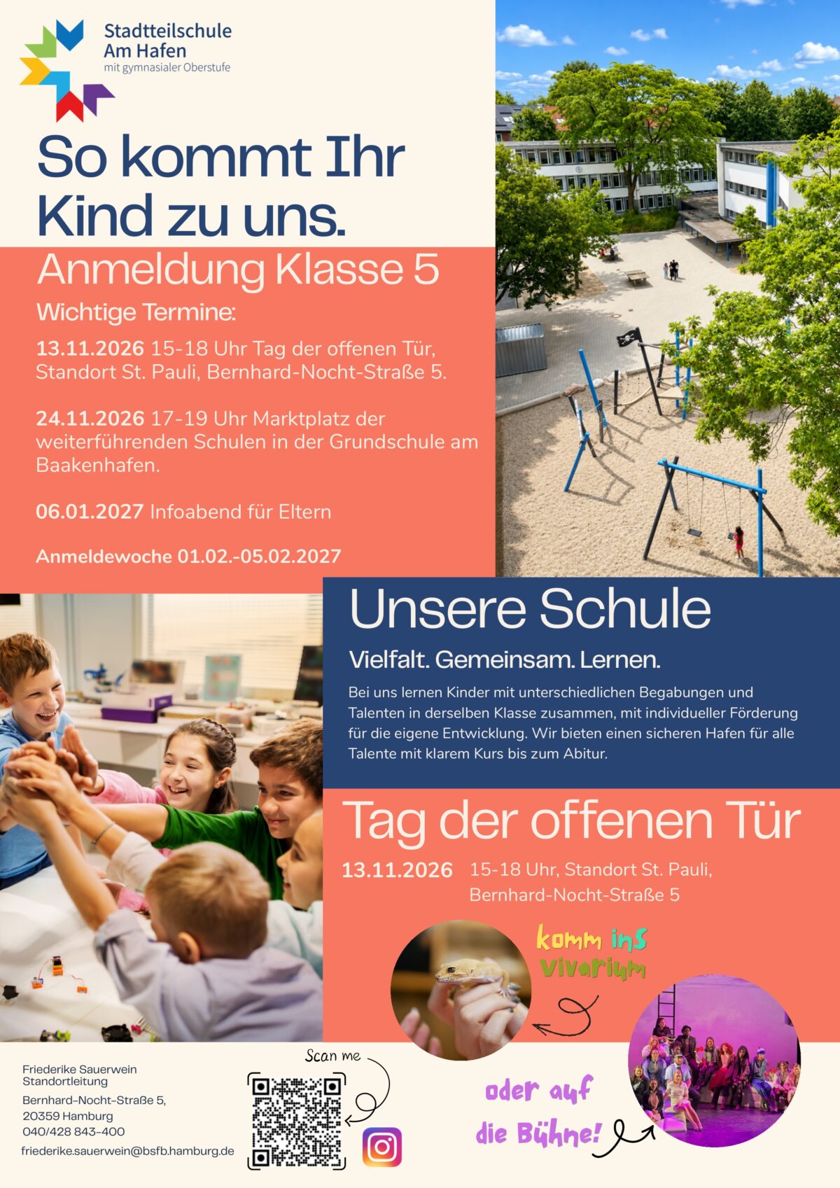 Der Weg in Klasse 5 – Termine für Eltern &  Schülerinnen und Schüler